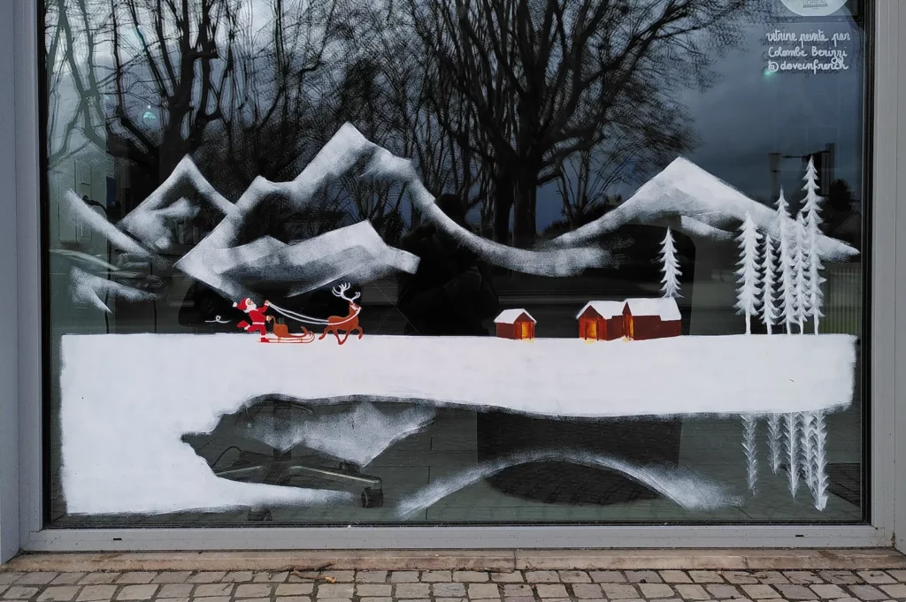 Vitrine rouleau Village