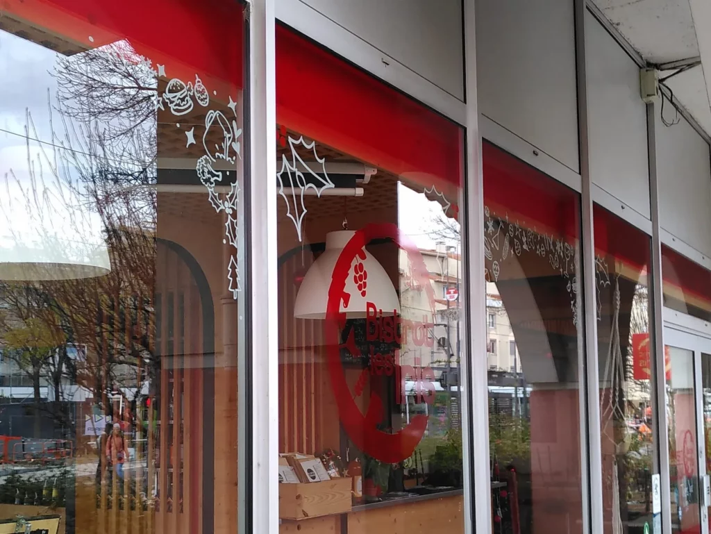Peinture sur vitrine_illustrations_restaurant