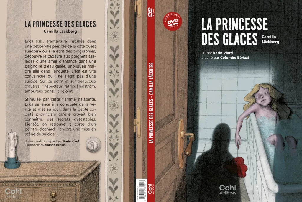 La Princesse des Glaces - Coffret livre audio - Extérieur de la jaquette/couverture