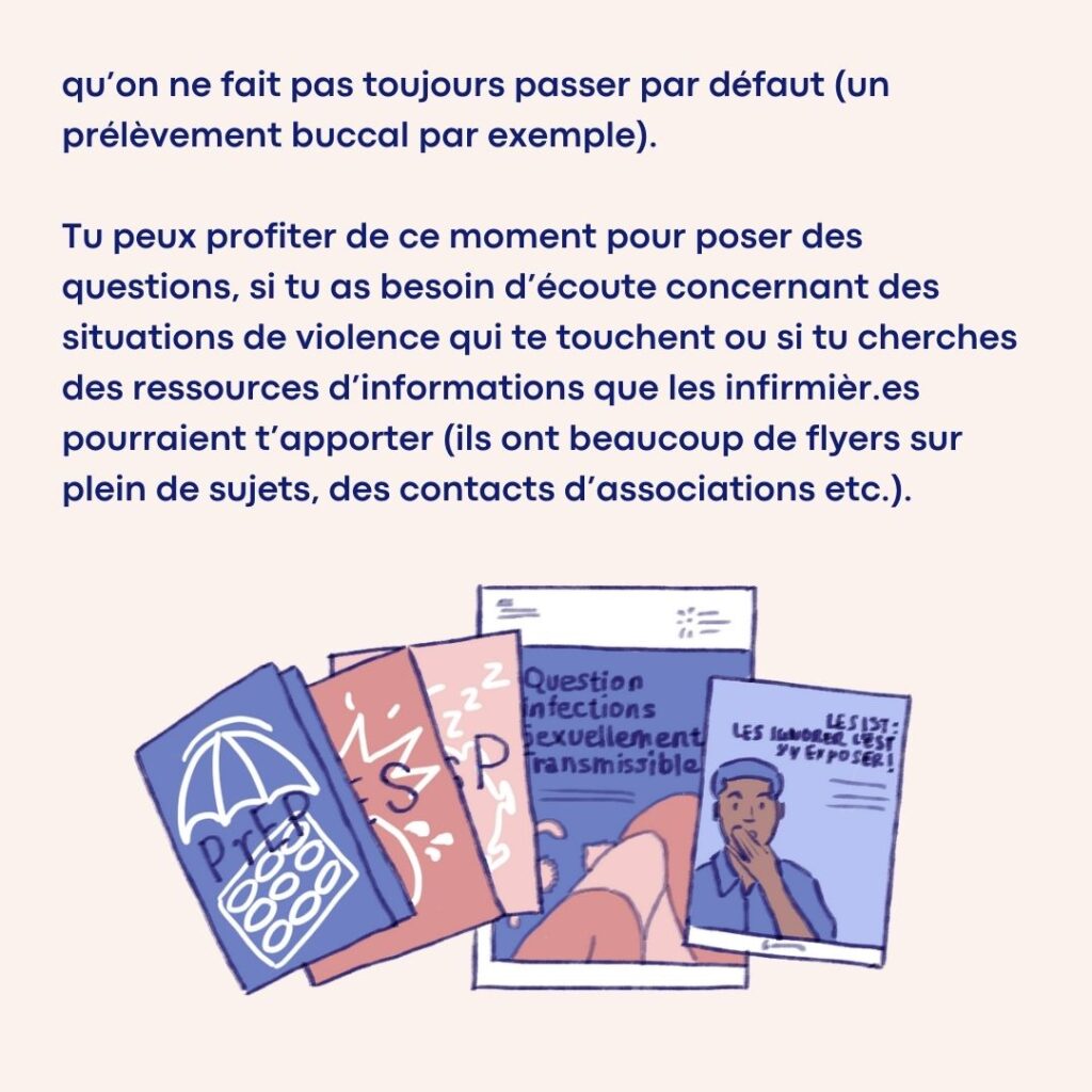 Prévention dépistages des ISTs -Illustration carrousel Instagram