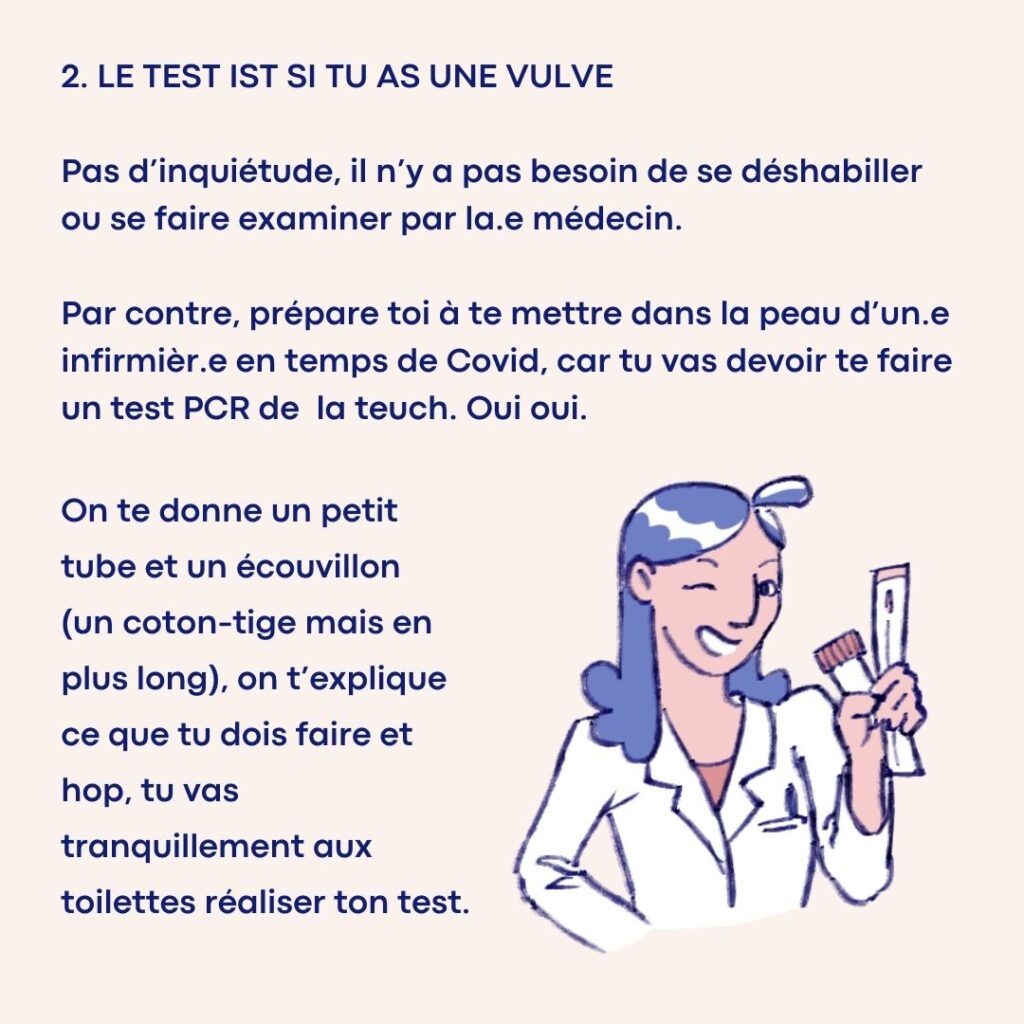 Prévention dépistages des ISTs -Illustration carrousel Instagram