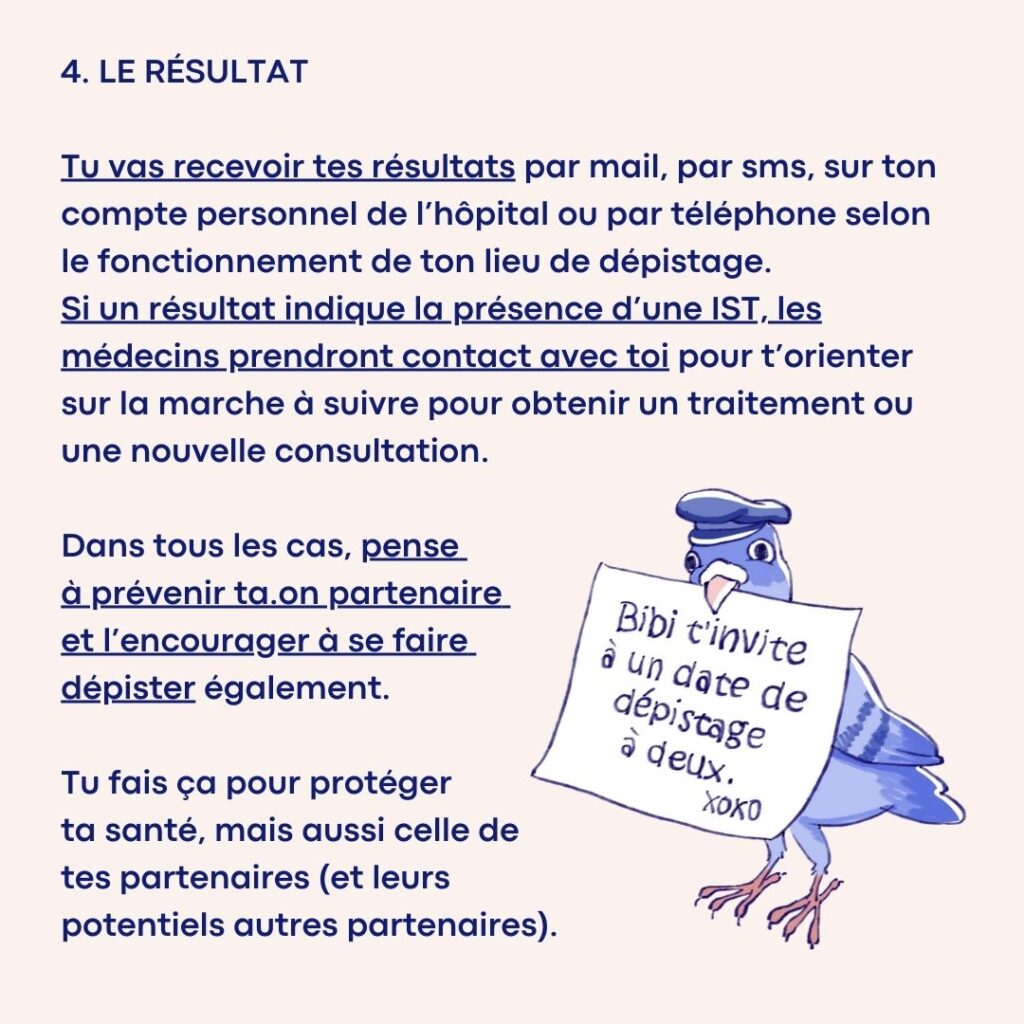 Prévention dépistages des ISTs -Illustration carrousel Instagram