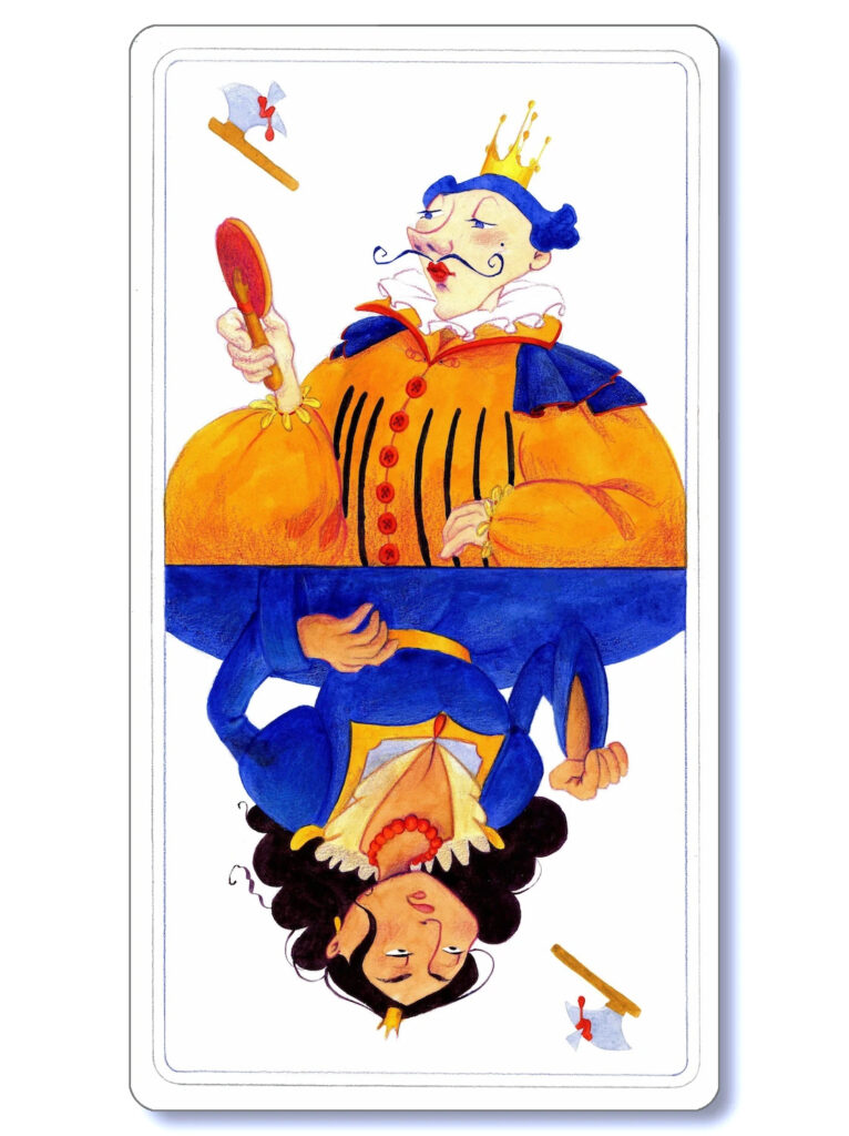 Carte de jeu de Tarot - d'après l'histoire du