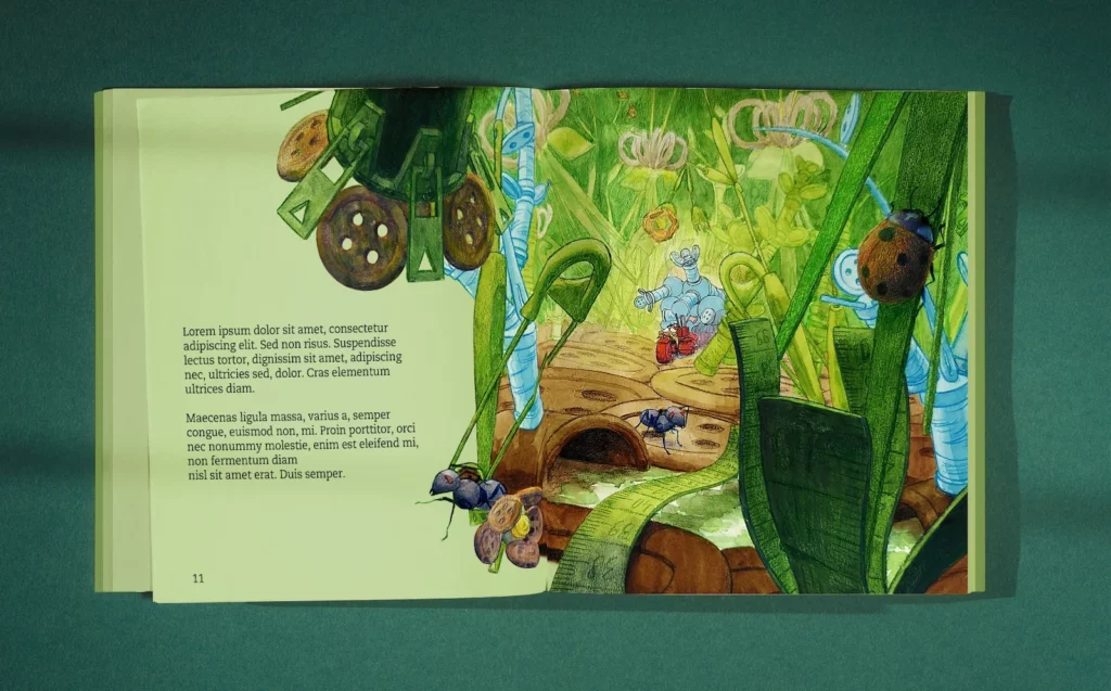 Le petit transporteur - Illustration jeunesse
