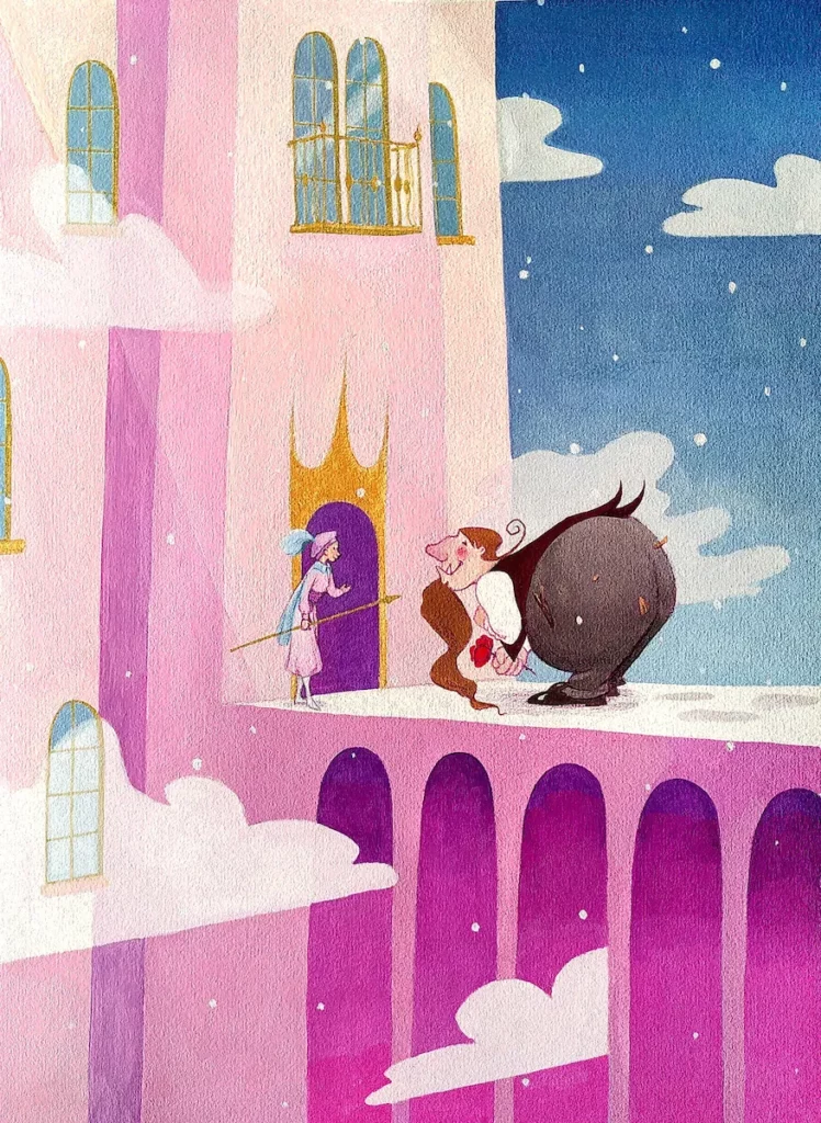 L’Ogre et la Fée – Illustration à partir du texte de Victor Hugo