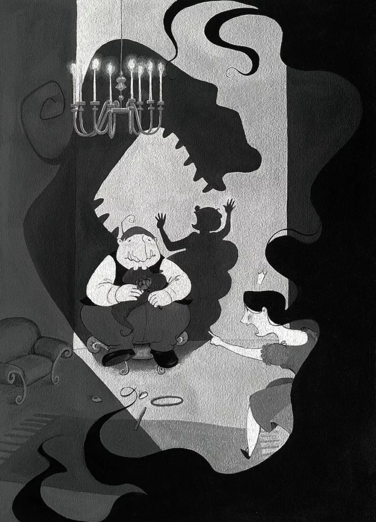 L’Ogre et la Fée – Illustration à partir du texte de Victor Hugo
